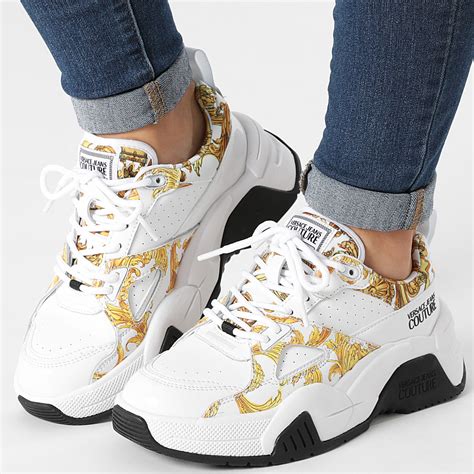 basket versace jeans femme blanche|Versace Jeans Couture Baskets Hiker .